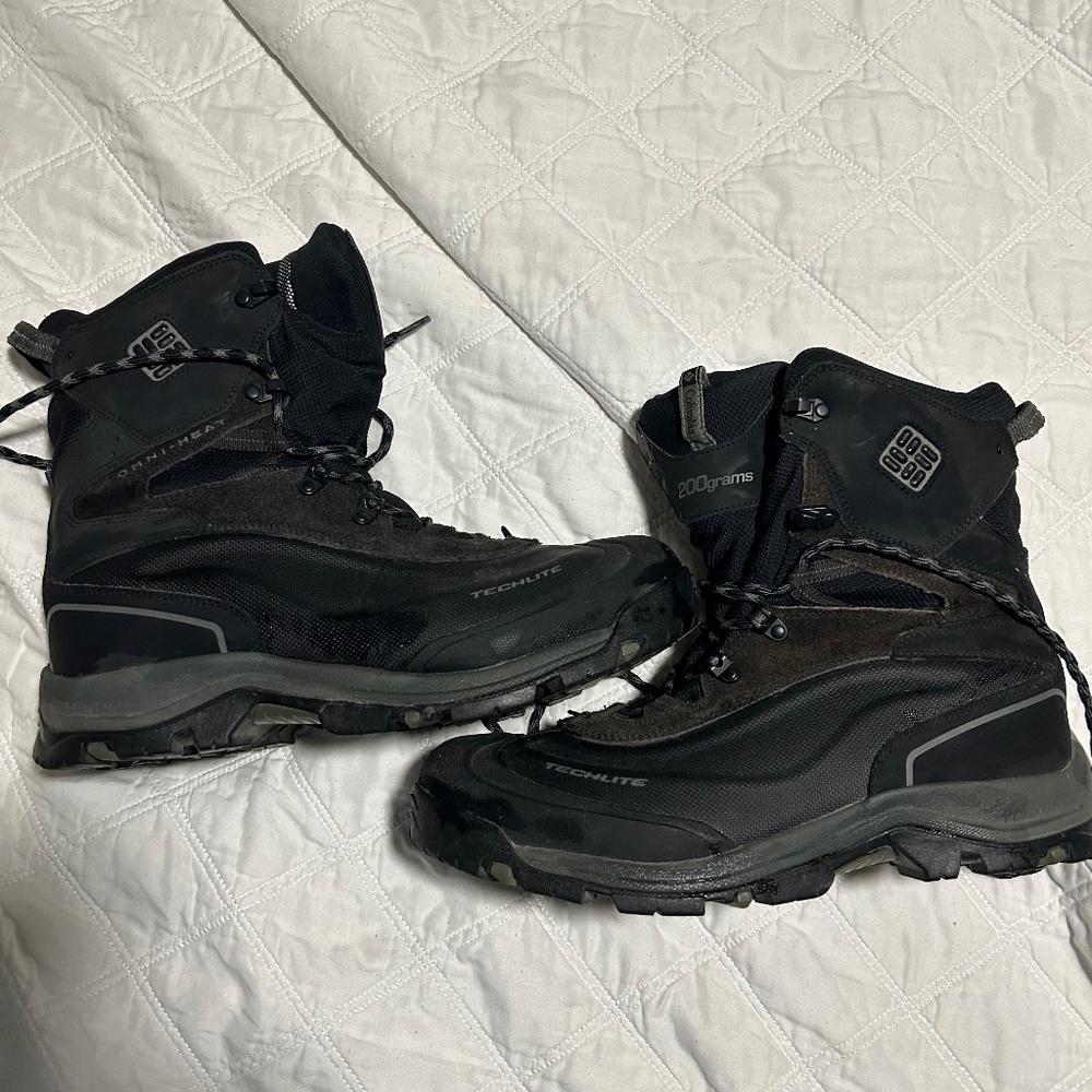 Columbia Mens BM1490-011 Waterproof Techlite Black 200grams